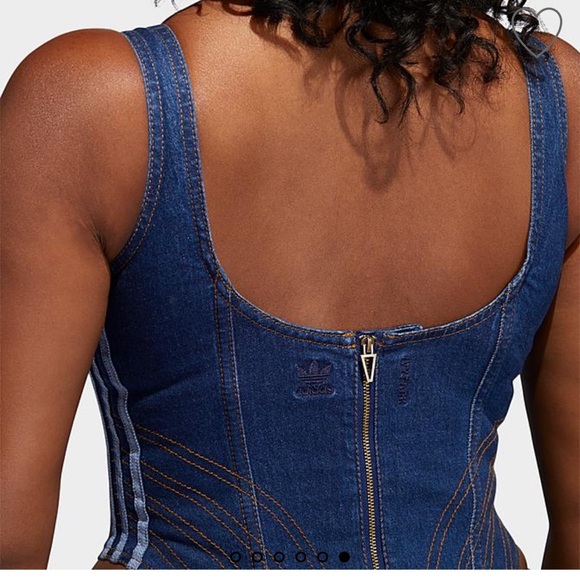 Ivy Park Rodeo Denim Collection 2 piece body suit and pants XL - Picture 8 of 10